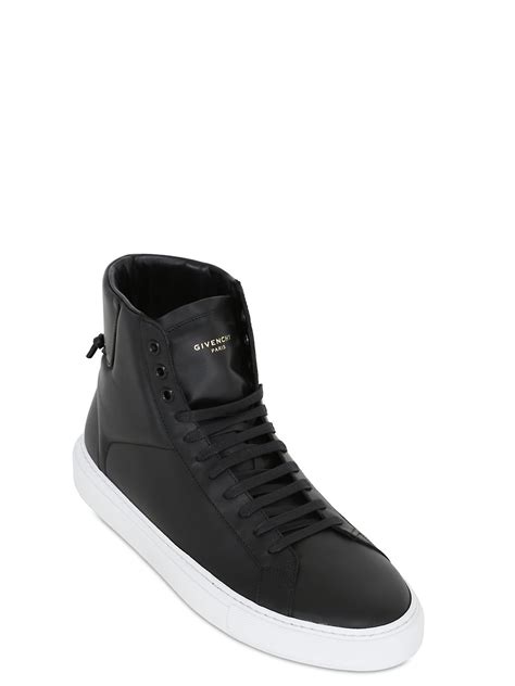 givenchy urban leather sneakers|givenchy wing high top sneakers.